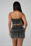 Beads and fringe skirt set foot prints & pretti chixx boutique 